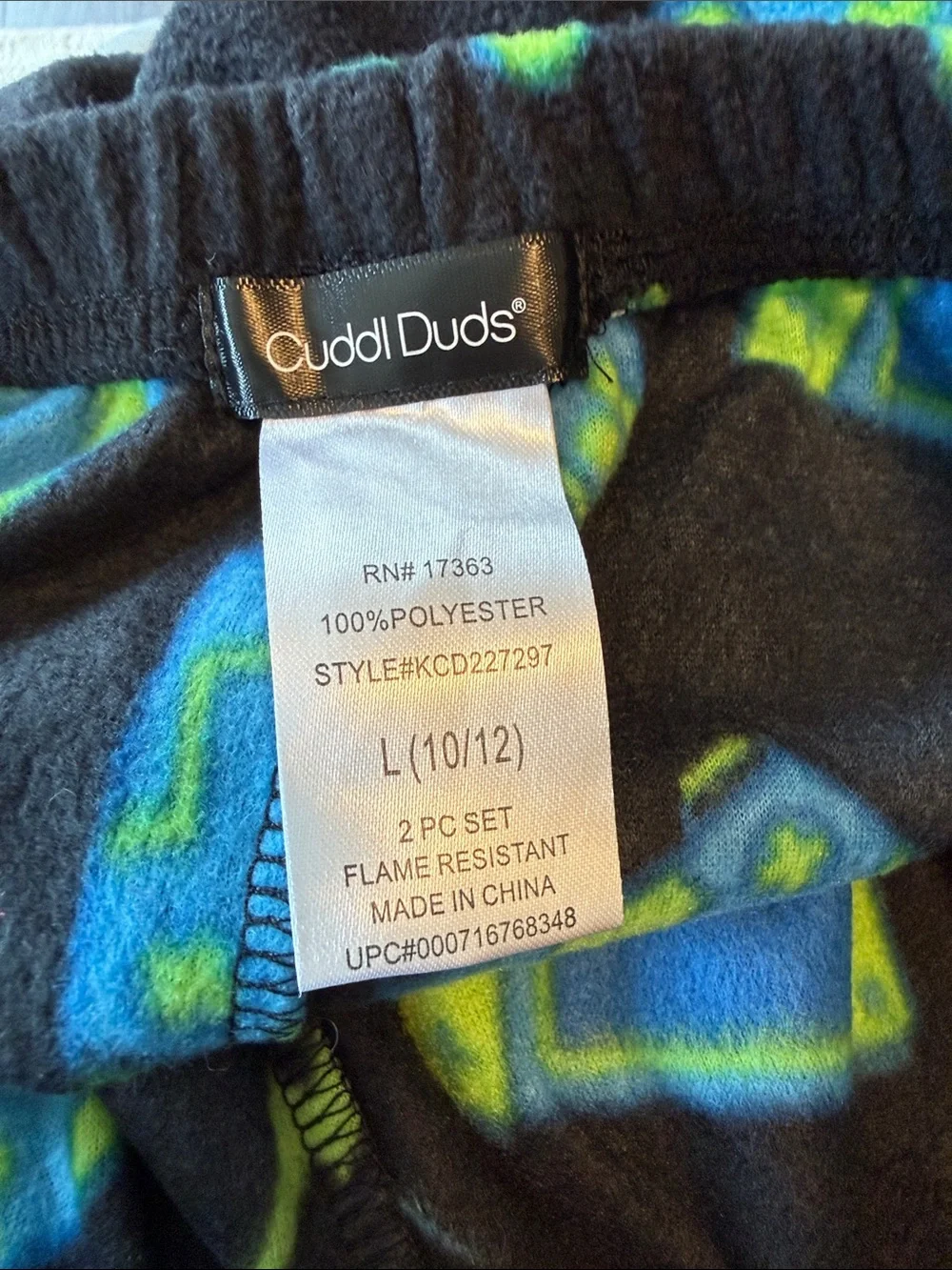 Cuddl Duds two piece